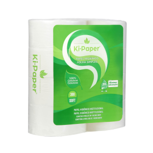 Papel Higiênico Soft Com 8 Rolos 10x300m Ki-Paper Soft
