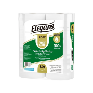 Papel Higiênico 8 Rolos Mili Folha Simples Soft 8x300m