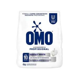 Sabão em Pó Omo Perfect White 4kg - Brancura Impecável Profissional
