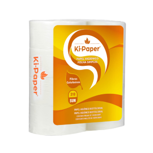 Papel Higiênico Sun Com 8 Rolos Ki-Paper 10x300m