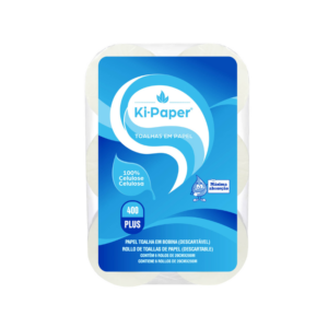 Toalhas em Papel 400 Plus Alta Absorção