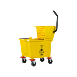 Carro Balde C/divisor De Agua Amarelo 20 Litros Nobre