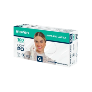 Luva Látex com Pó Inoven G 100un