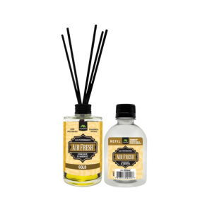 Kit Airfresh Difusor Gold Com Refil 250ml - Maxbio