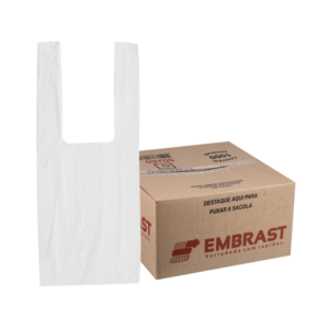 Sacolas Plásticas Embrast Branca 50x60cm 1000UN (8010)