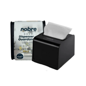 Dispenser Guardanapo Interfolhado de Mesa Nobre Preto - Antiviral