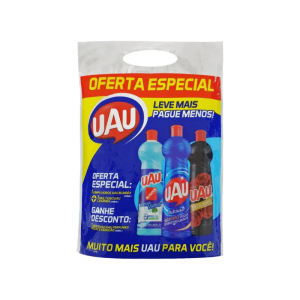 Kit Com Multiuso, Limpadores De Vidro E Perfumados Uau