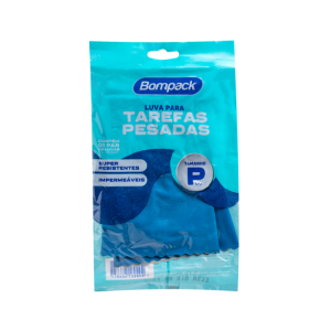 Luvas de Verniz Bompack Azul tam. P 1UN (Par)