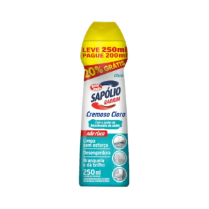 Limpador Sapólio Radium Cloro Leve 250ml Pague 200ml