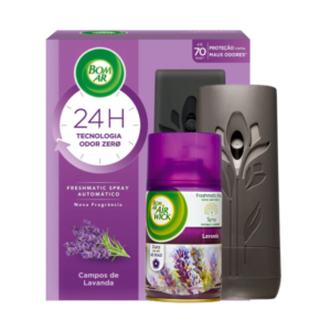Odorizador Bom Ar Freshmatic Campos de Lavanda Ap + Refil 250ml